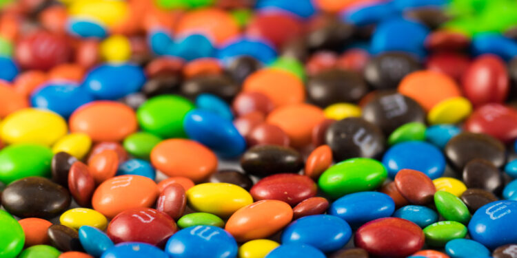 How do they get perfect M’s printed on the “M&M’s” products?