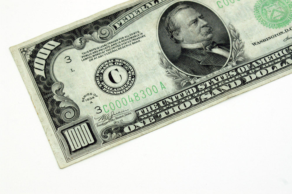 Should we bring back the $1000 note?